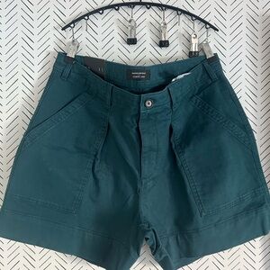 Banana Republic Teal Chino Utility Shorts